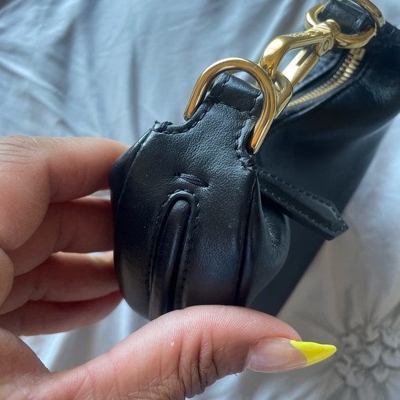 Fendigraphy Nano Black Bag with Gold Lettering - Picture 7 of 9